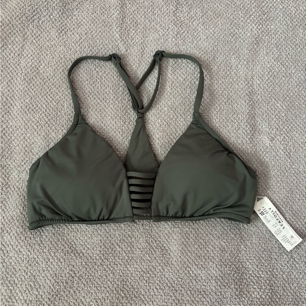 Seafolly Bikini Top Sz 10 NWOT | Seafolly Bikini | Bikini Top | Beach Bikini -